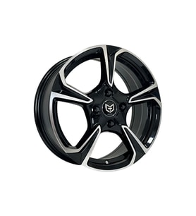 AKD-A2209-01 16 İnç 4x108 Fiesta C3 Uyumlu ET38 65.1 Black 16 inç Jant Takımı (4 Adet)