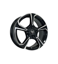 AKD-A2209-01 16 İnç 4x108 Fiesta C3 Uyumlu ET38 65.1 Black 16 inç Jant Takımı (4 Adet)