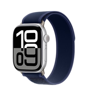 Apple Watch 7 45mm Uyumlu Kordon Trail Loop Hasır Yumuşak Kumaş Zore KRD-77 Kayış (Mavi)