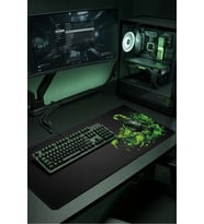 SonicTouch Neon Yeşili Akrep Kusursuz Hassasiyet Dikişsiz Xxl Gamer Oyuncu Klavye Mouse Pad 40x90Cm