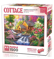 KS Games 1500 Parça Değirmende Öten Kuşlar Puzzle