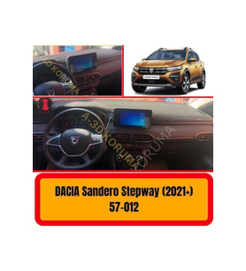Dacıa Sandero Stepway 2021 Ön Örtüsü Göğüs Panel Torpido Koruma Koruyucu Kılıfı Halısı Yedek Parça