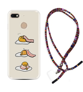 General Mobile GM8 Go GM9 GM20 Pro Plus Kılıf Boyun Asklı Rasta Silikon Sweety Egg 1322