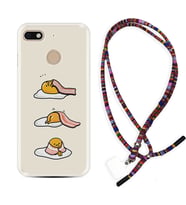 General Mobile GM8 Go GM9 GM20 Pro Plus Kılıf Boyun Asklı Rasta Silikon Sweety Egg 1322