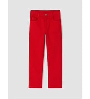 LCW Kids Kırmızı Regular Fit Erkek Çocuk Gabardin Pantolon