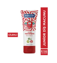 Doğal Çilekli Diş Macunu Florürlü Junior 6+
