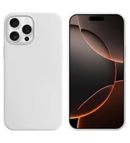 Apple iPhone 16 Pro Max 6.9'' Liquit Lansman Silikon Beyaz