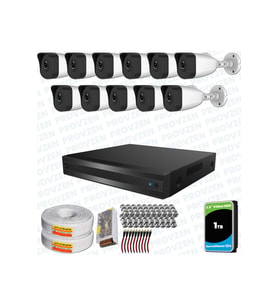 Provzen RV HiLook 11 Kameralı Full HD Geniş Açı Güvenlik Kamerası