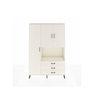 Arges Gardrop 6 Raflı 3 Çekmeceli 3 Kapaklı 132x30x195 Aytaşı-Aytaşı