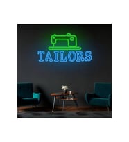 Terzilere Özel TAILORS Yazılı Neon Tabela