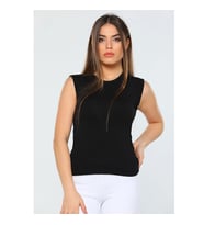 BAYAN 0 KOL 0 YAKA BODY BASIC (Siyah)