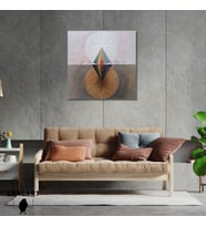 Kare Kanvas Tablo Ünlü Eserler Hilma Af Klint The Swan No 12