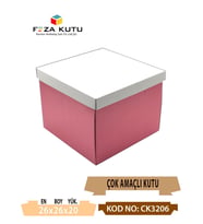 26x26x20 Çok Amaçlı Kutu Karton Kutu Pasta Kutusu (10 Adet)