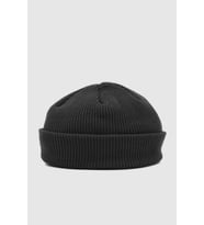 Erkek Siyah Örgü Docker Bere Skullcap