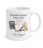 Mali Müşavire Hesap Kitap Bilanço Beyanname Vergi Haftası Kupa Bardak Hediye