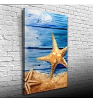 Deniz Yıldızı Yağlıboya Kanvas Tablo 50 x 70