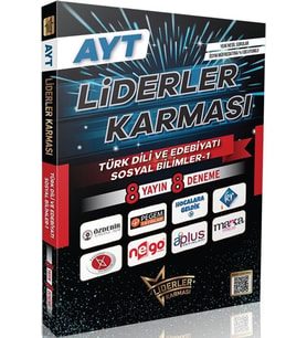 AYT Türk Dili ve Edebiyatı Sosyal Bilimler 1 8 Yayın 8 Deneme Liderler Karması