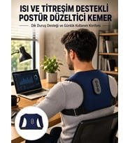 Northcity Yeni Nesil Postür Düzeltici Masaj Kemerisi: Titreşimli Isıtma ve Ergonomik Destek Sistemi