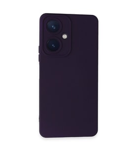 Vivo Y27 Kılıf Nano İçi Kadife Silikon - Mor
