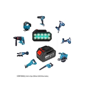 24v 36v 58v Şarjlı Makine Aküsü 10lu 18650 pil grubu 5.0 Amper