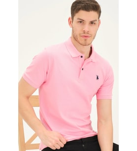 T8561 DEWBERRY ERKEK TSHIRT-PEMBE