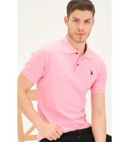 T8561 DEWBERRY ERKEK TSHIRT-PEMBE