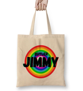 Jimmy Butler - Basketball gifts Vintage Retro Rainbow Quotes For BOYS AND Dad Bez Çanta Uzun Saplı