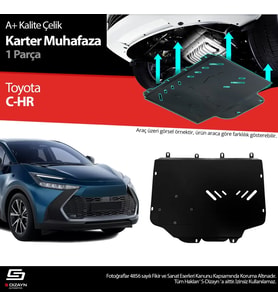 S-Dizayn Toyota C-HR Pro Karter Muhafaza ABS Plastik 2023 Üzeri