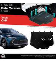 S-Dizayn Toyota C-HR Pro Karter Muhafaza ABS Plastik 2023 Üzeri
