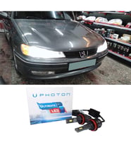 Peugeot 406 Led Xenon Uzun Far Ampulü H7 Ultimate 9500 Lumens Yeni Seri Beyaz