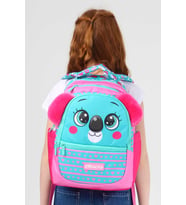 Elatae Su Geçirmez Kumaş Kız Çocuk Çok Gözlü Ortopedik Sırt Okul Çantası L5143 (Pembe)