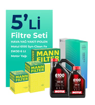 MANN Peugeot Boxer 2.2 Dizel Filtre Bakım Seti Motul Motor Yağlı (2006-2013) 5 Li