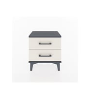 Arges Komodin 2 Çekmeceli 44x30x48 Antrasit-Aytaşı