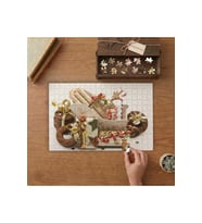 Noel Tatlıları - Süslü Tatlılar Tasarımı 240 parça Ahşap Puzzle Ahşap Kutuda MP01680