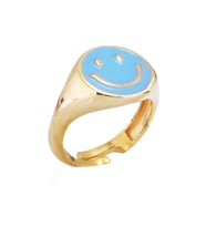 Smile  Gümüş Yüzük Big  Ms2398 (Altın)