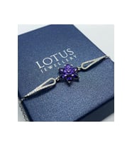 Lotus Çiçeği Gümüş Bileklik 925 Ayar Gümüş Bileklik