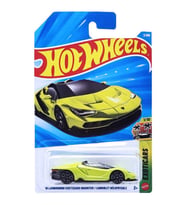 Hot Wheels - '16 Lamborghini Centenario Roadster - Neon Yeşil (1/64) Yurt Dışı Uzun Kartonet - JJK74