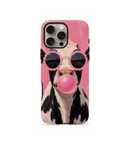 iPhone 16 Pro Max Vorian Çift Katmanlı Kılıf Bubblegum Cow