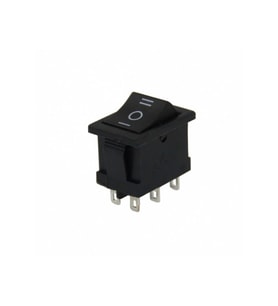 IC-123-6  Mini Işıksız Anahtar On-Off-On 6P