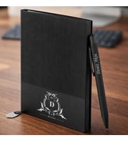 BK Gift Kişiye Özel İsimli Defter Kalem Seti -5, Hediye Kutulu Premium Not Defteri Seti, Kurumsal Promosyon Seti