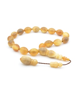 Sistemli Beyzi Kesim Ceylan Boynuzu Efe Maskot Tesbih 007