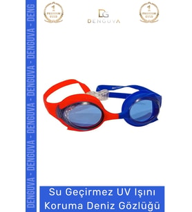 Deluxe Ayarlanabilir Kayış Su Geçirmez Uv Işını Koruma Silikon Plastik Antifog Çocuk Deniz Gözlüğü