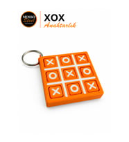 XOX Anahtarlık – Dönebilen Harf Mekanizmalı XO Tic Tac Toe Anahtarlık Oyunu & Stres Oyuncağı –