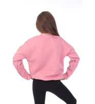 Toontoy Kız Çocuk Baskılı Sweatshirt (Gül Kurusu)
