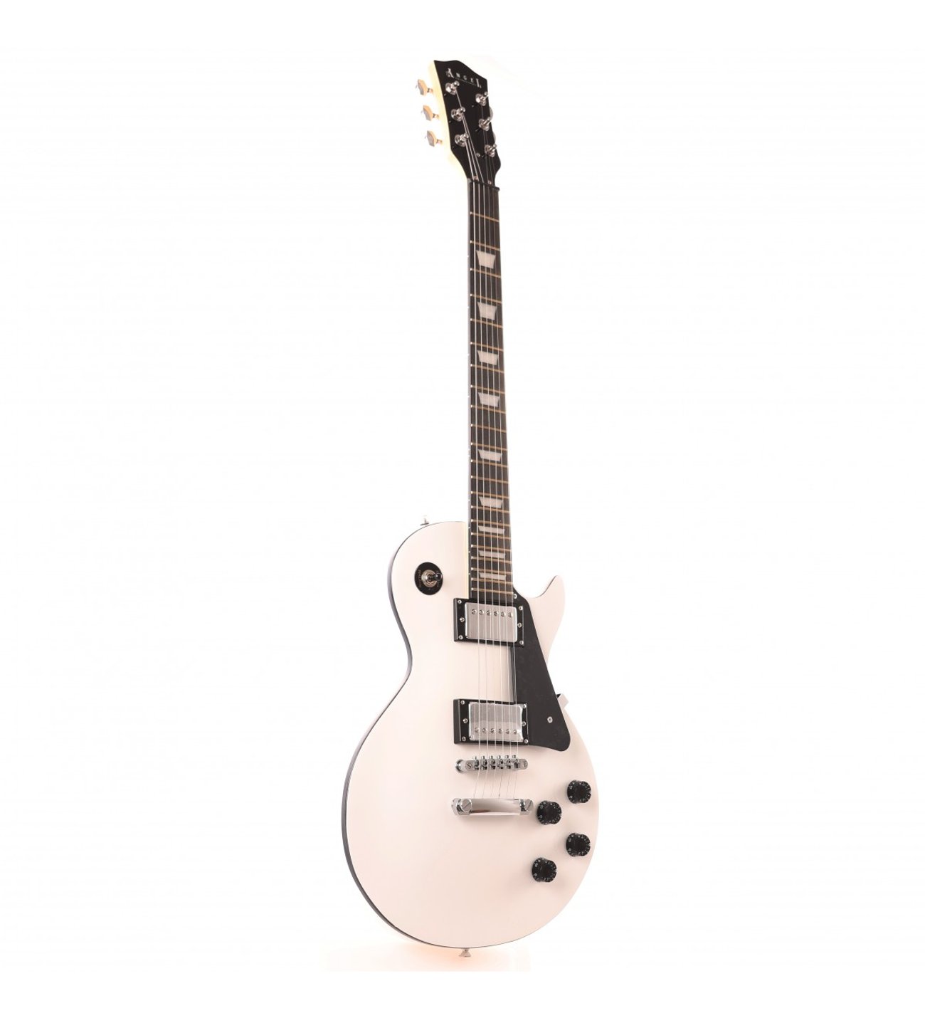 Angel AELG200-WH Beyaz Elektro Gitar Les Paul Tipi Kasa Set-Neck