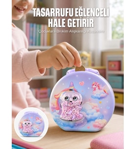 Northcity Metal Çocuk Para Kasası - Şifreli Kilitli ve Ayarlanabilir