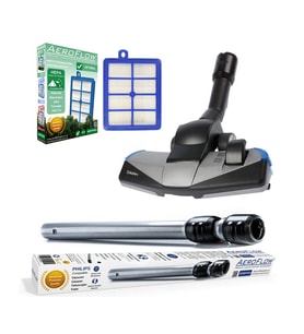 Philips Uyumlu FC 9922 Marathon Ultimate Süpürge TriActive Emici Yer Başlığı Çelik Borusu Hepa Filtresi