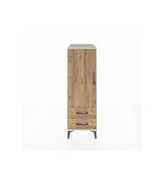 Kronos Dolap 3 Raflı 2 Çekmeceli Tek Kapaklı 44x59x134 Aytaşı-Çam