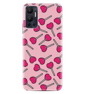 Infınix Hot 12 Kılıf Resimli Desenli Baskılı Silikon Heart Lollipop 1414