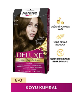 Palette Deluxe Saç Boyası 6-0 Koyu Kumral
